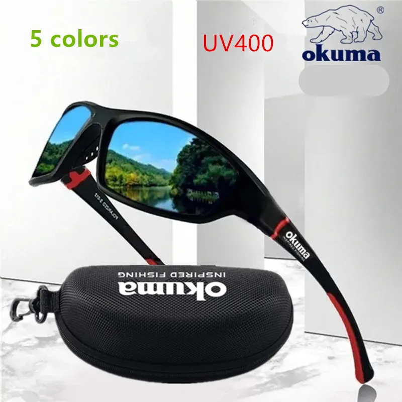 Surf Reel - Okuma kacamata hitam memancing UV400 pria,